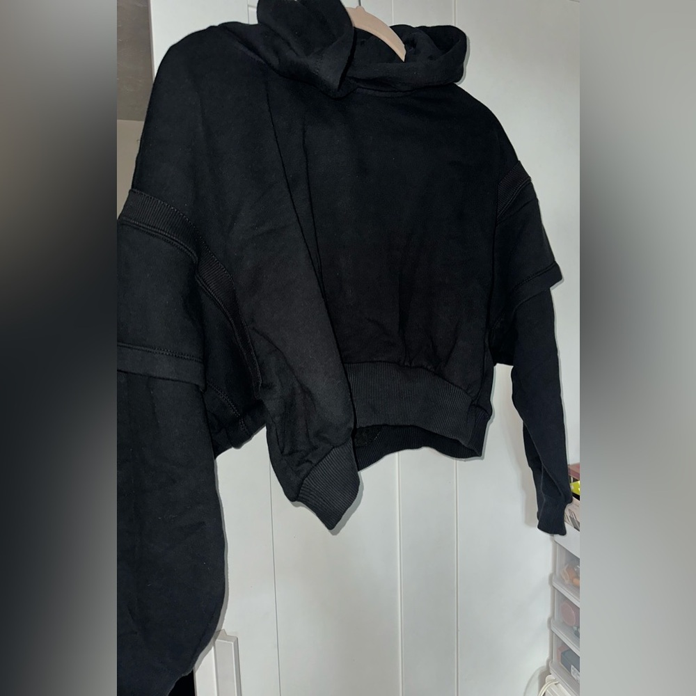 NWT NWT Snow Flow Hoodie In Black Combo - Picture 5 of 8